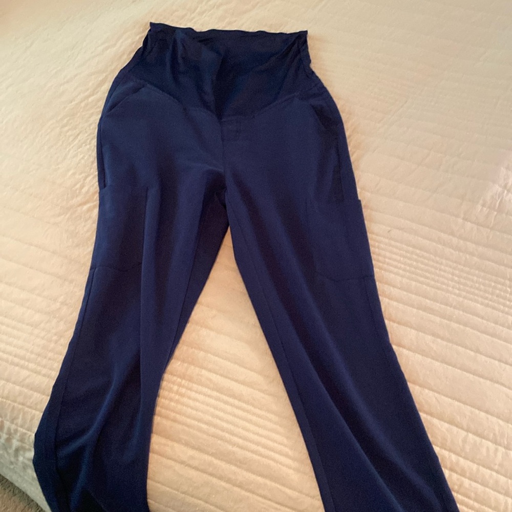 Mandala maternity scrub pants